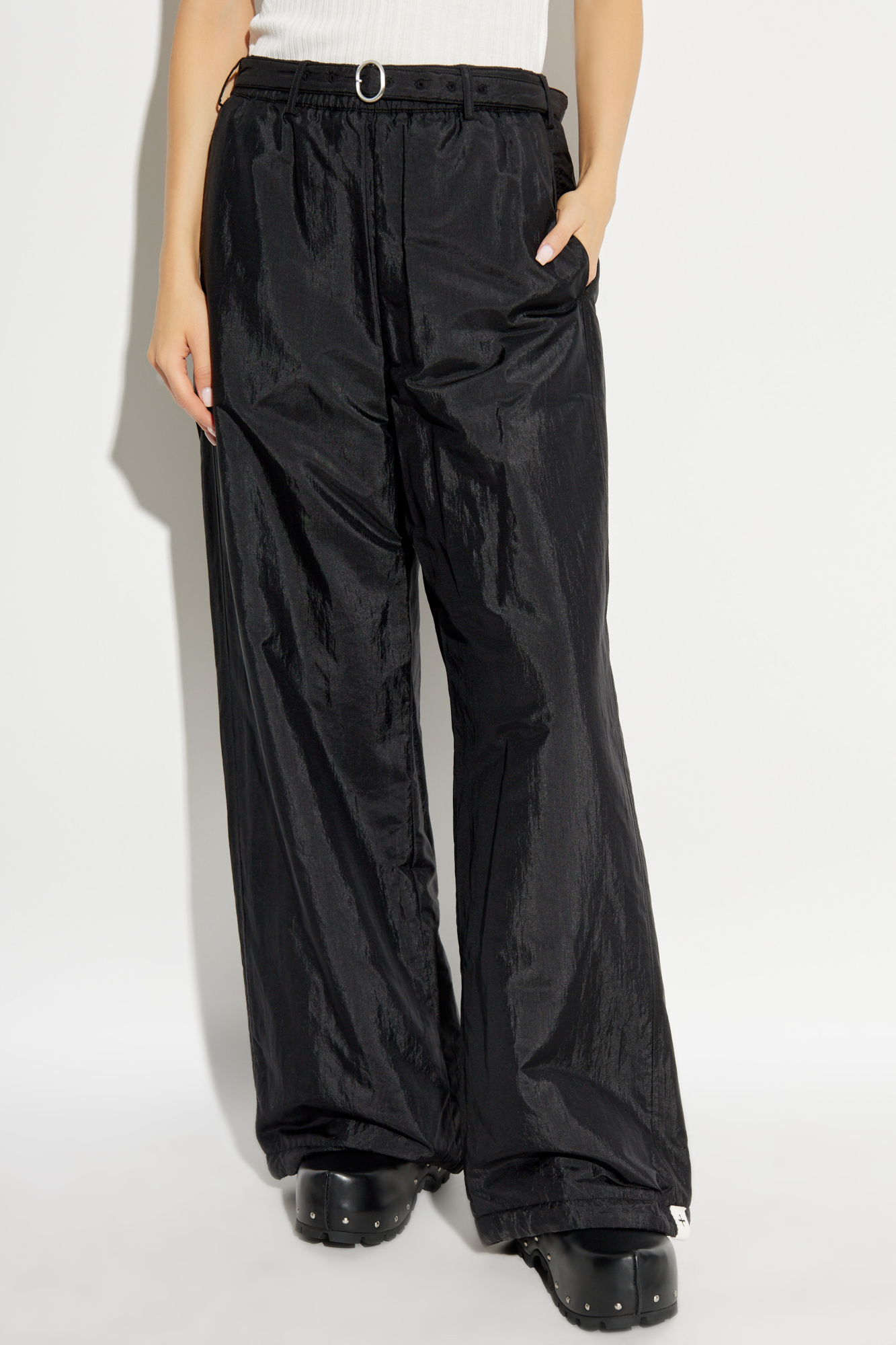 Black Pants with Belt JIL SANDER+ - Vitkac AS